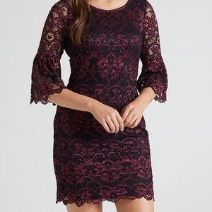 Gorgeous Lace Dress (Sizes XL, 1X, 3X)